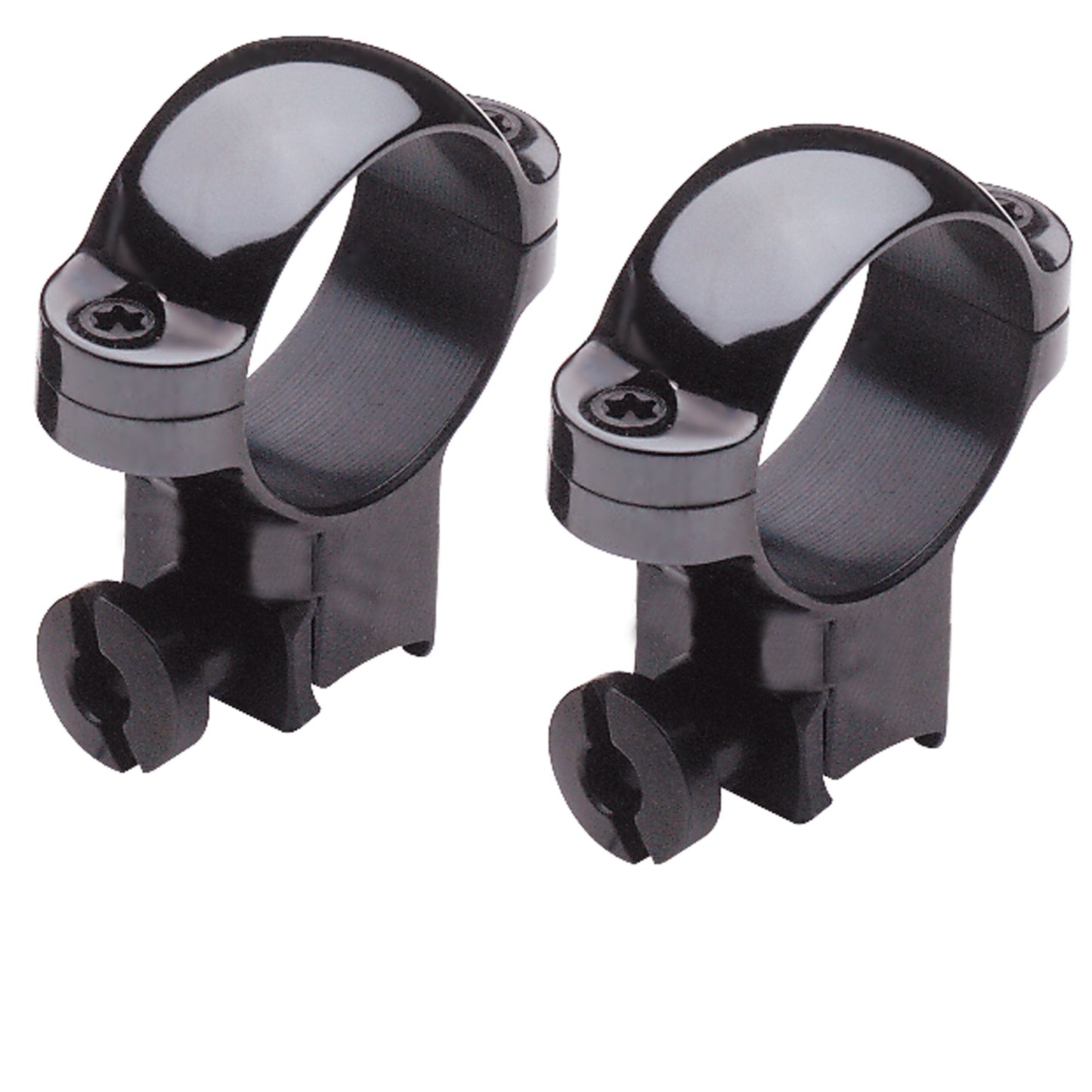 Burris High 1" .22 Rngs Steel Bk