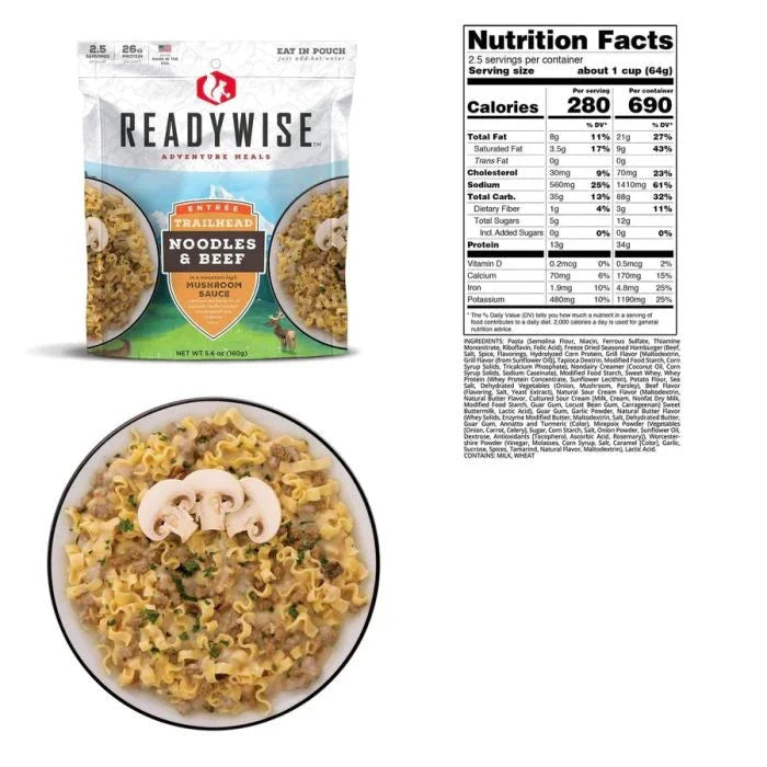 ReadyWise Hunting Bucket Cook-in-Pouch Meals