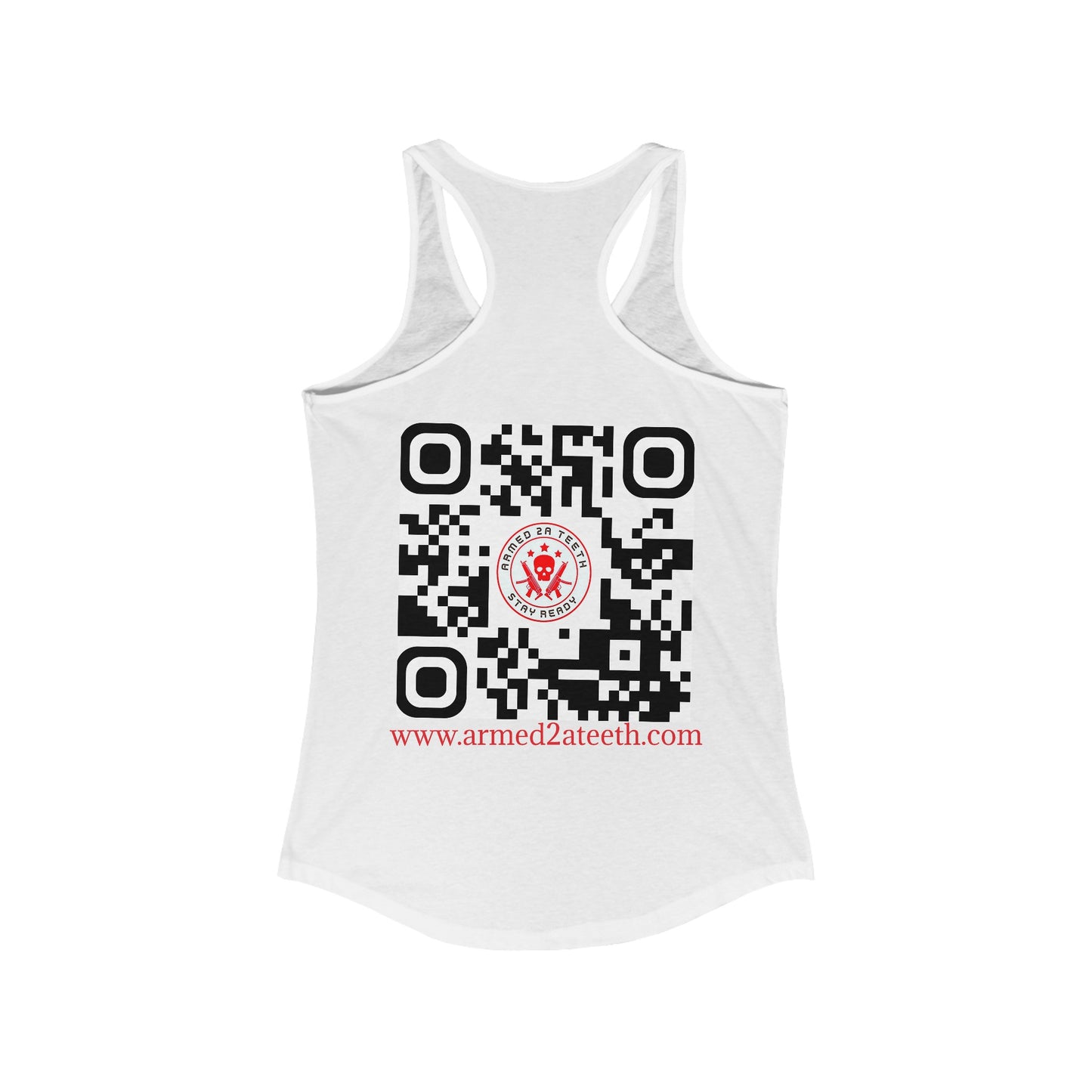 Armed 2A Teeth 2nd Amendment Women's Ideal Racerback Tank