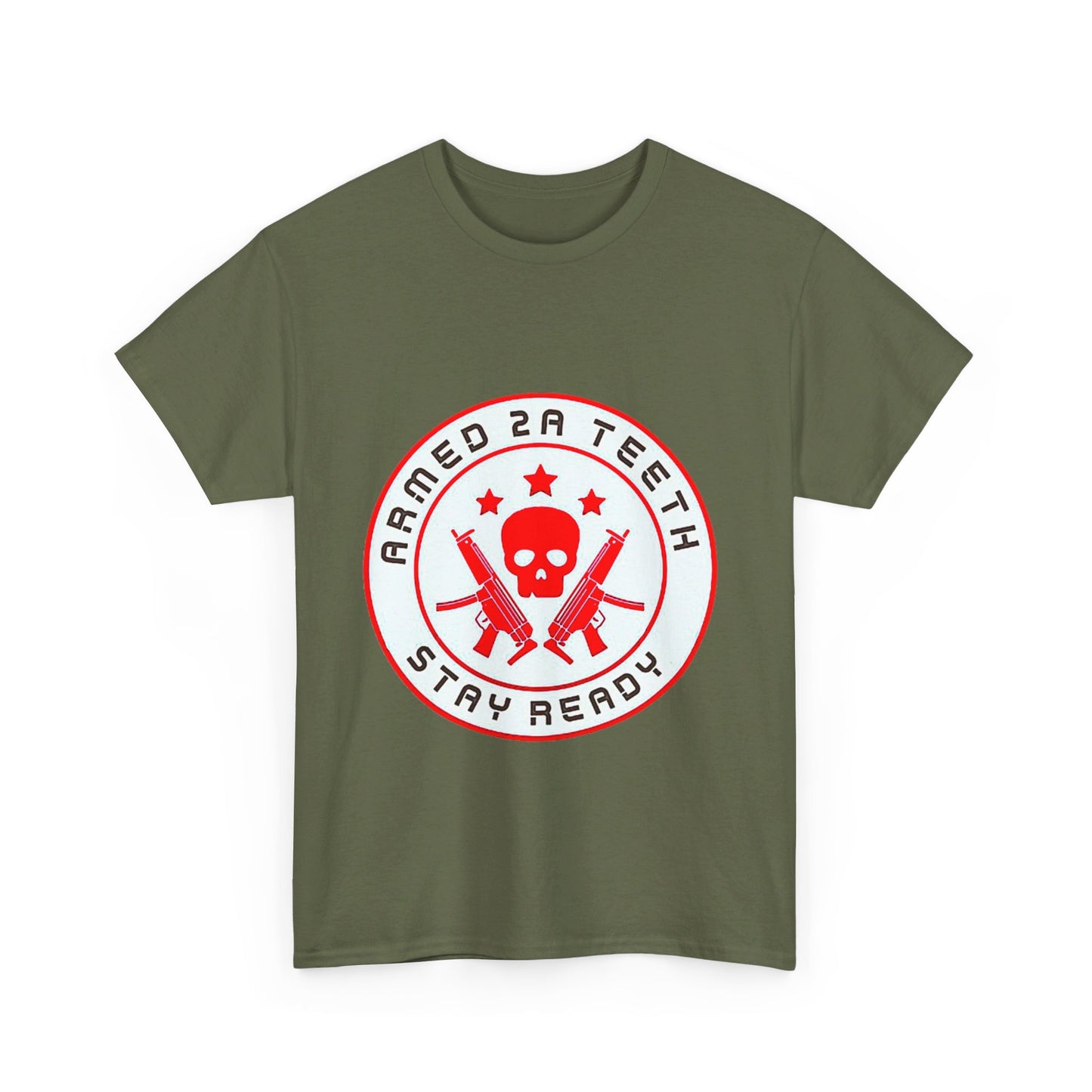 Armed 2A Teeth Unisex Heavy Cotton Tee