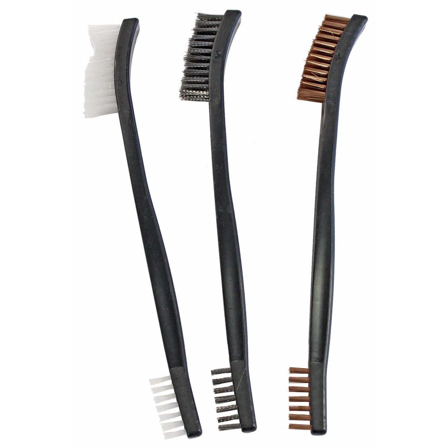 B/c Utility Brushes Brnz/nyl/stl 3pk