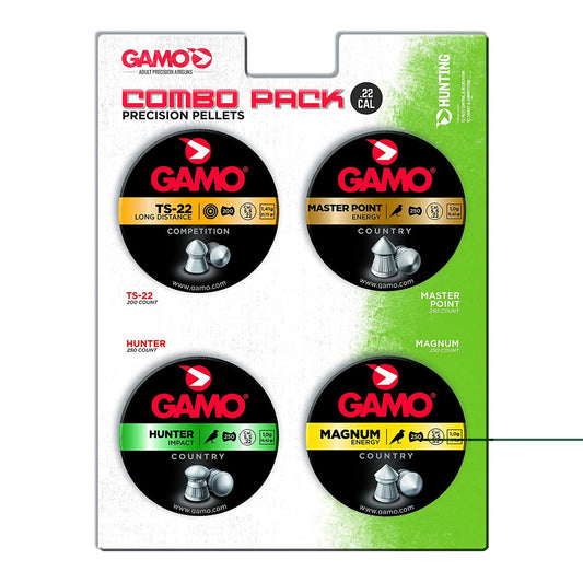 Gamo Combo Pack Assrtd .22 Pel