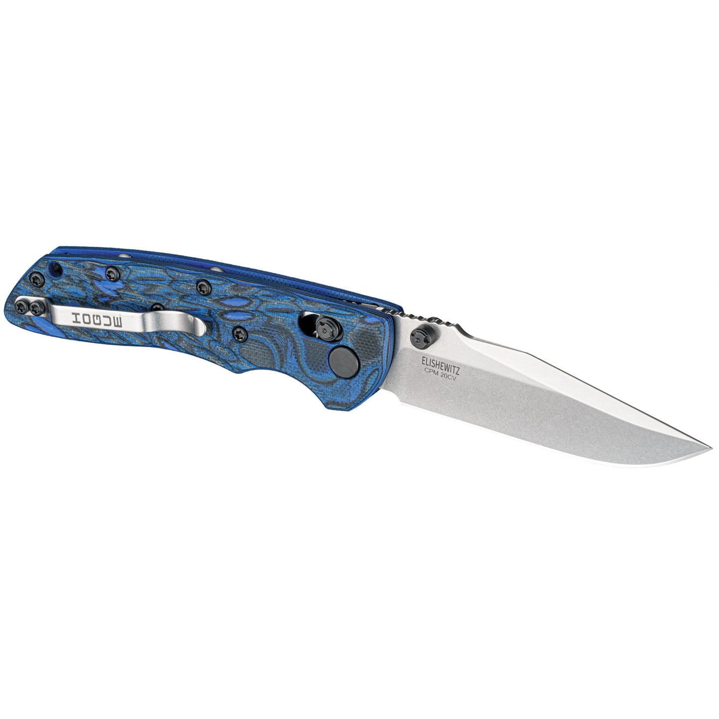 Hogue Deka 3.25" Clp Tmb G10 Blu Lv