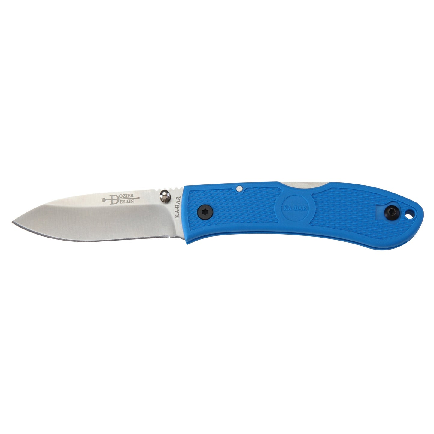 Kbar Dozier Folding Knife 3" Pln Blu