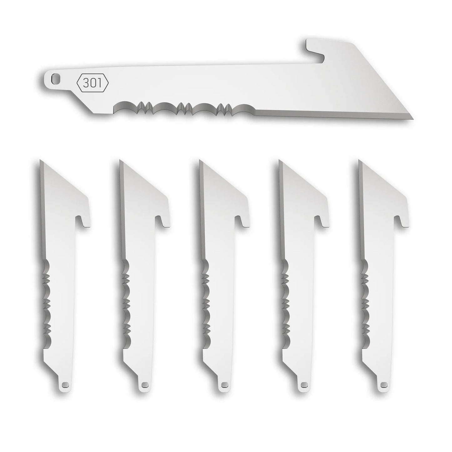 Od Edge 3" Utility W/serrations 6pk