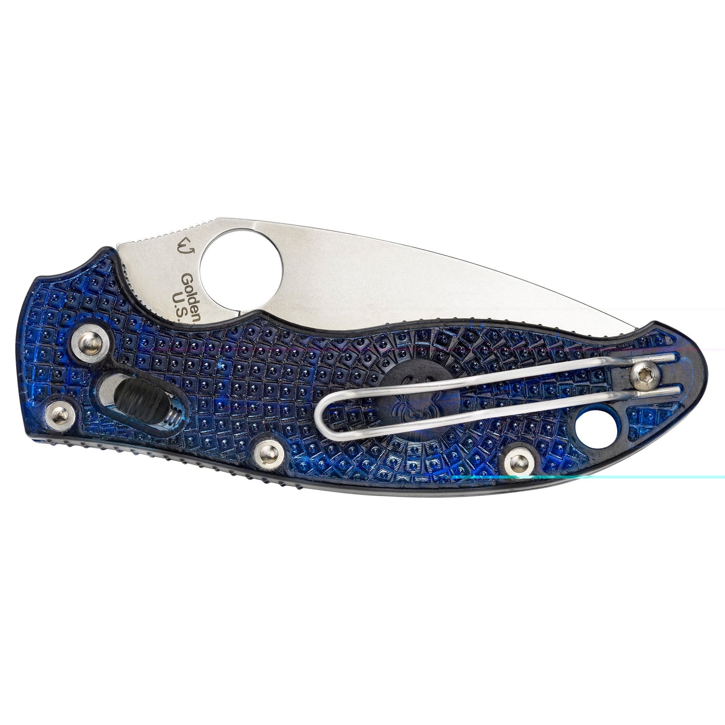 Spyderco Manix2 Blue Frcp Plain