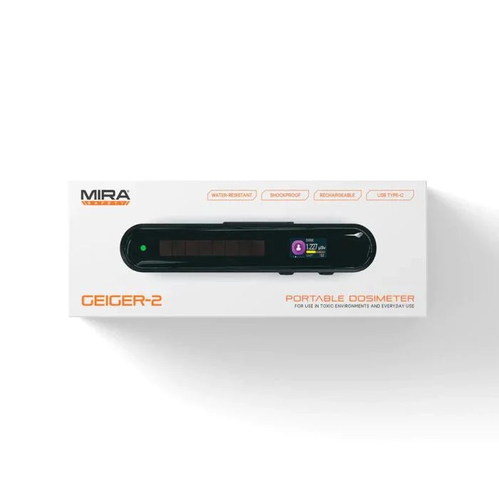 MIRA Safety Geiger-2 Portable Dosimeter - Geiger Counter