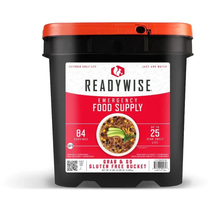 ReadyWise 84 Serving Gluten Free Grab and Go Bucket